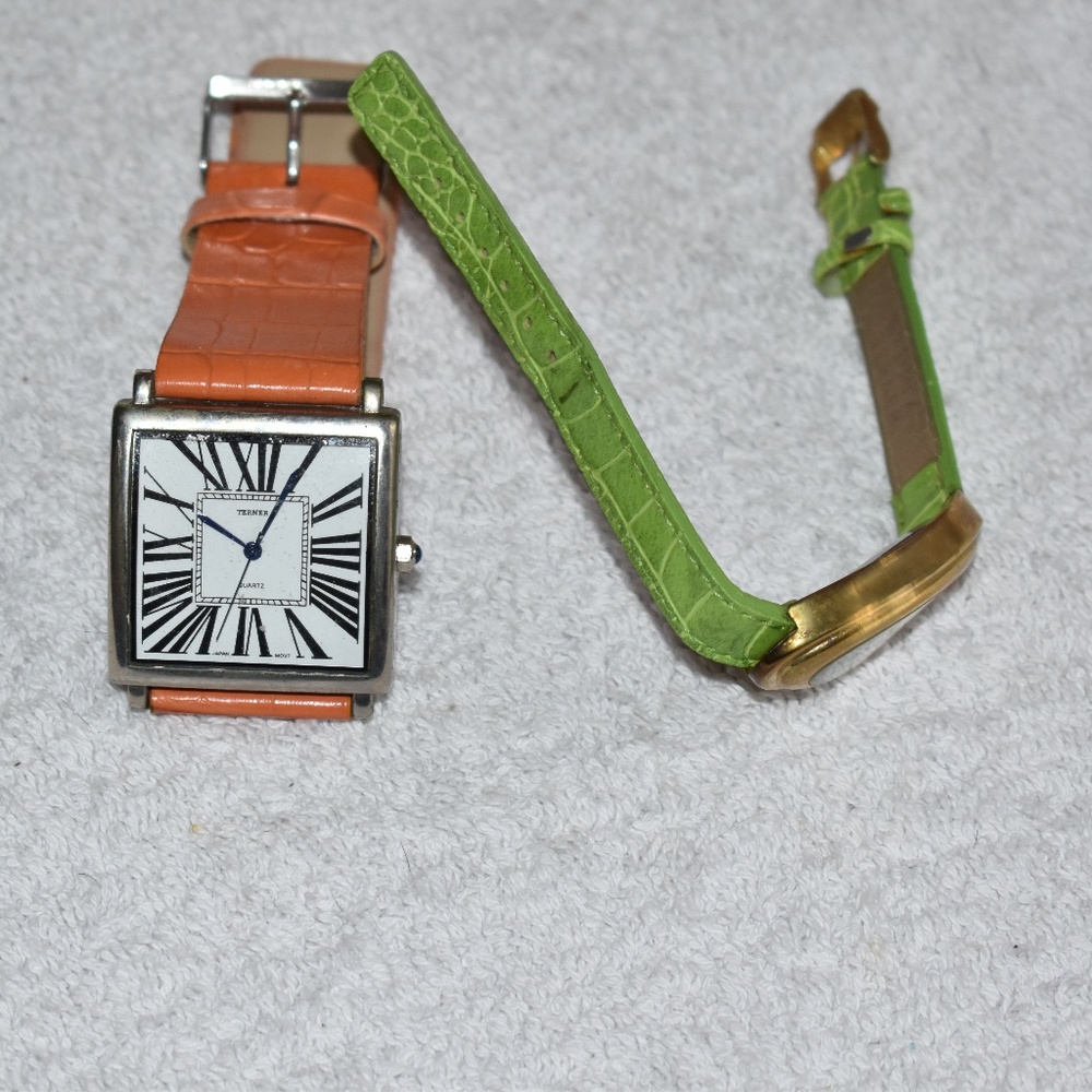 Pair of VTG Bijoux Terner Roman Numeral Watches - Picture 6 of 8